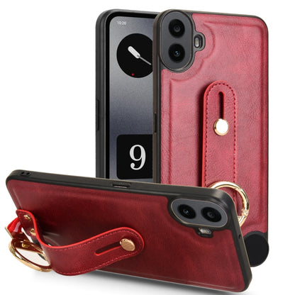 Wristband Leather Back Phone Case, For Nothing Phone 3a Lite, For Nothing CMF Phone 1, For Nothing Phone 2a