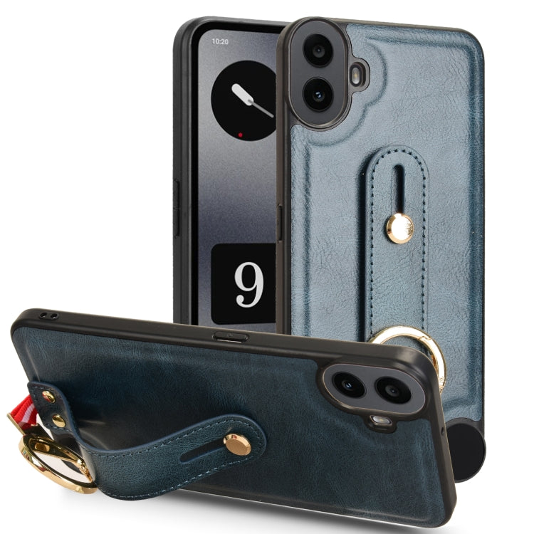 Wristband Leather Back Phone Case, For Nothing Phone 3a Lite, For Nothing CMF Phone 1, For Nothing Phone 2a