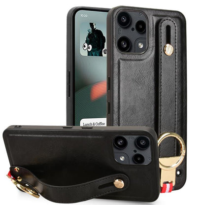Wristband Leather Back Phone Case, For Nothing Phone 3a Lite, For Nothing CMF Phone 1, For Nothing Phone 2a