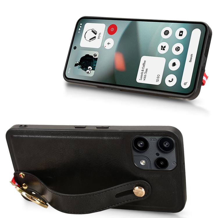 Wristband Leather Back Phone Case, For Nothing Phone 3a Lite, For Nothing CMF Phone 1, For Nothing Phone 2a
