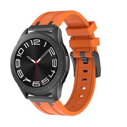 Flat Head Silicone Watch Band, 20mm, 22mm