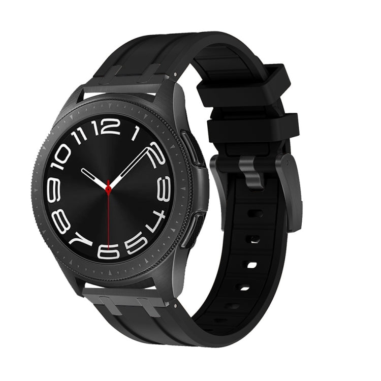 Flat Head Silicone Watch Band, 20mm, 22mm