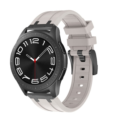 Flat Head Silicone Watch Band, 20mm, 22mm