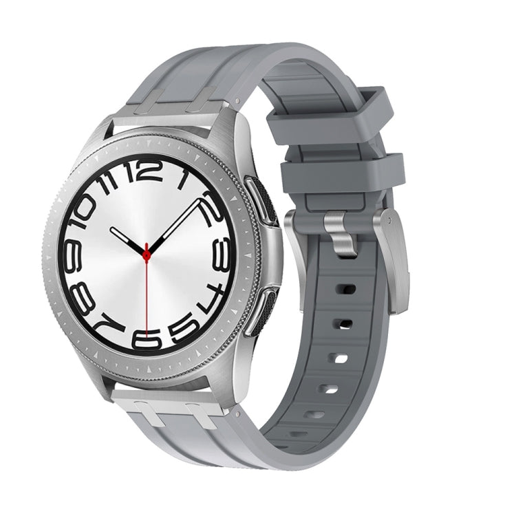 Flat Head Silicone Watch Band, 20mm, 22mm