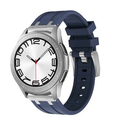 Flat Head Silicone Watch Band, 20mm, 22mm
