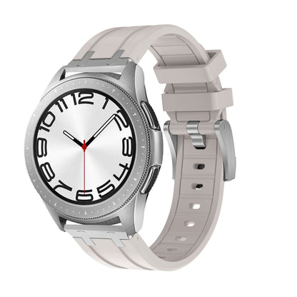Flat Head Silicone Watch Band, 20mm, 22mm