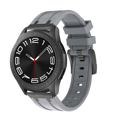 Flat Head Silicone Watch Band, 20mm, 22mm