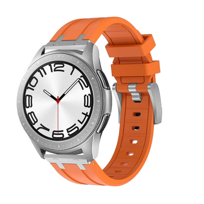 Flat Head Silicone Watch Band, 20mm, 22mm