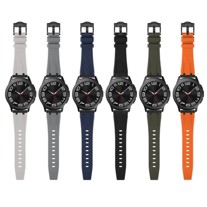 Flat Head Silicone Watch Band, 20mm, 22mm
