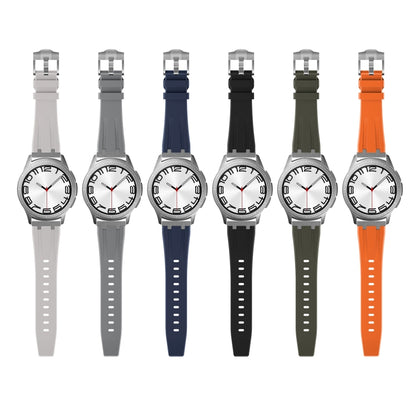Flat Head Silicone Watch Band, 20mm, 22mm