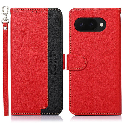 KHAZNEH Litchi Texture Leather RFID Phone Case, For Google Pixel 11 Pro XL, For Google Pixel 11 / 11 Pro, For Google Pixel 10a, For Google Pixel 10 Pro / 9 Pro, For Google Pixel 10 / 9, For Google Pixel 9a
