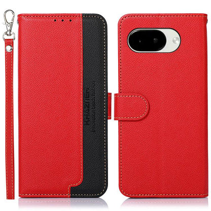 KHAZNEH Litchi Texture Leather RFID Phone Case, For Google Pixel 11 Pro XL, For Google Pixel 11 / 11 Pro, For Google Pixel 10a, For Google Pixel 10 Pro / 9 Pro, For Google Pixel 10 / 9, For Google Pixel 9a