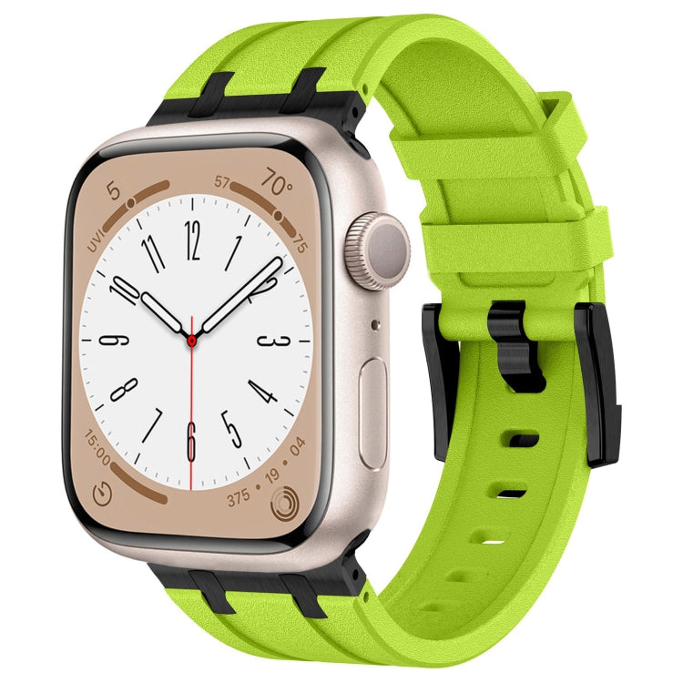 Stone Grain Liquid Silicone Watch Band, For Apple Watch SE 2023 44mm, For Apple Watch Ultra 2 49mm, For Apple Watch Series 9 45mm, For Apple Watch Ultra 49mm, For Apple Watch Series 8 45mm, For Apple Watch SE 2022 44mm, For Apple Watch Series 7 45mm   ...