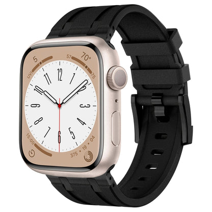 Stone Grain Liquid Silicone Watch Band, For Apple Watch SE 2023 44mm, For Apple Watch Ultra 2 49mm, For Apple Watch Series 9 45mm, For Apple Watch Ultra 49mm, For Apple Watch Series 8 45mm, For Apple Watch SE 2022 44mm, For Apple Watch Series 7 45mm   ...