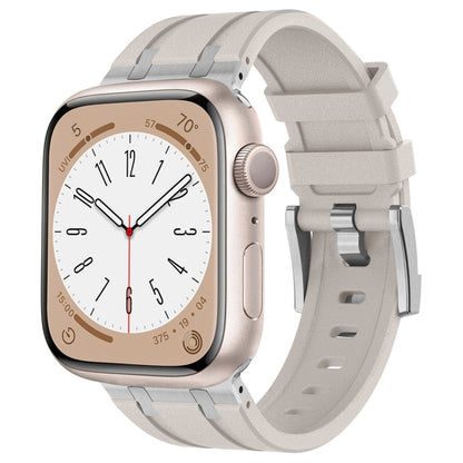 Stone Grain Liquid Silicone Watch Band, For Apple Watch SE 2023 44mm, For Apple Watch Ultra 2 49mm, For Apple Watch Series 9 45mm, For Apple Watch Ultra 49mm, For Apple Watch Series 8 45mm, For Apple Watch SE 2022 44mm, For Apple Watch Series 7 45mm   ...