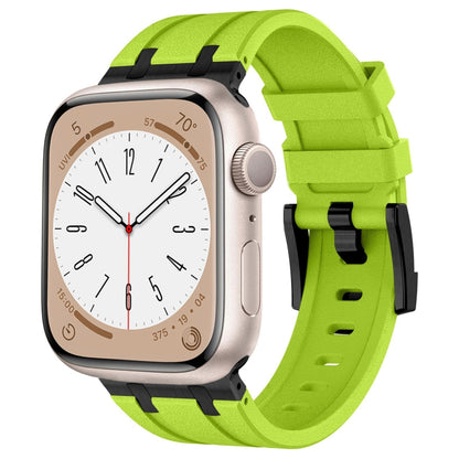 Stone Grain Liquid Silicone Watch Band, For Apple Watch SE 2023 44mm, For Apple Watch Ultra 2 49mm, For Apple Watch Series 9 45mm, For Apple Watch Ultra 49mm, For Apple Watch Series 8 45mm, For Apple Watch SE 2022 44mm, For Apple Watch Series 7 45mm   ...