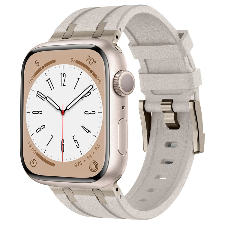 Stone Grain Liquid Silicone Watch Band, For Apple Watch SE 2023 44mm, For Apple Watch Ultra 2 49mm, For Apple Watch Series 9 45mm, For Apple Watch Ultra 49mm, For Apple Watch Series 8 45mm, For Apple Watch SE 2022 44mm, For Apple Watch Series 7 45mm   ...