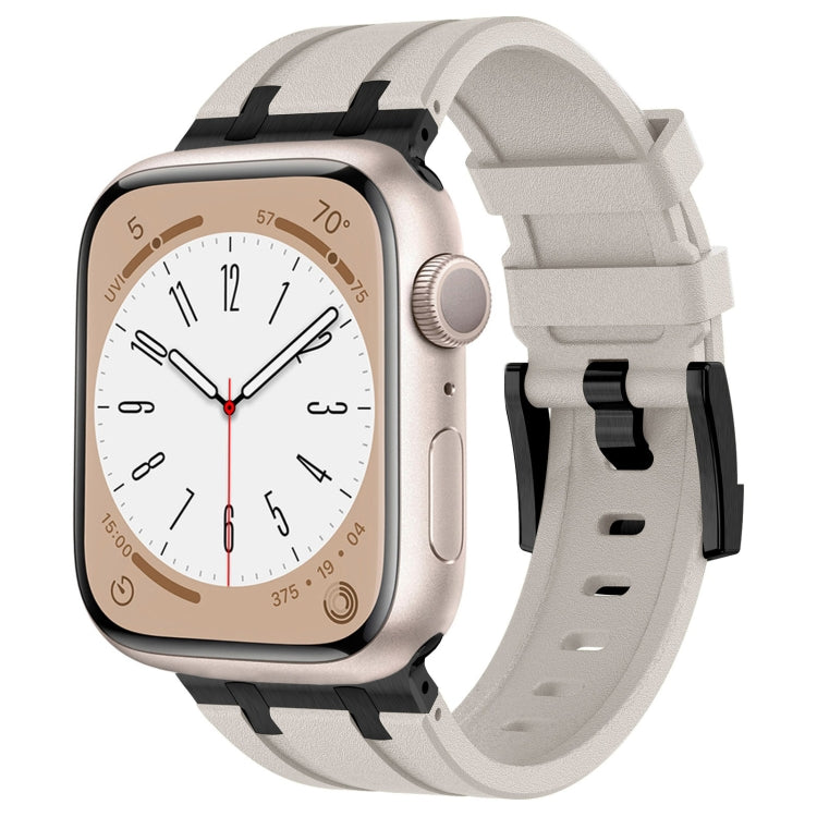 Stone Grain Liquid Silicone Watch Band, For Apple Watch SE 2023 44mm, For Apple Watch Ultra 2 49mm, For Apple Watch Series 9 45mm, For Apple Watch Ultra 49mm, For Apple Watch Series 8 45mm, For Apple Watch SE 2022 44mm, For Apple Watch Series 7 45mm   ...