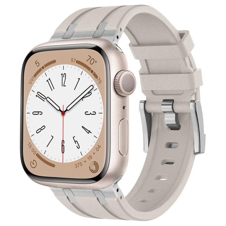 Stone Grain Liquid Silicone Watch Band, For Apple Watch SE 2023 44mm, For Apple Watch Ultra 2 49mm, For Apple Watch Series 9 45mm, For Apple Watch Ultra 49mm, For Apple Watch Series 8 45mm, For Apple Watch SE 2022 44mm, For Apple Watch Series 7 45mm   ...
