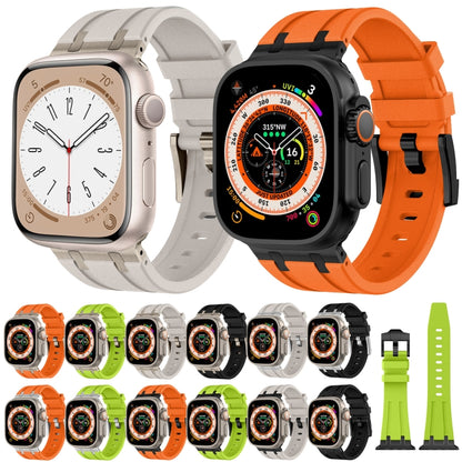 Stone Grain Liquid Silicone Watch Band, For Apple Watch SE 2023 44mm, For Apple Watch Ultra 2 49mm, For Apple Watch Series 9 45mm, For Apple Watch Ultra 49mm, For Apple Watch Series 8 45mm, For Apple Watch SE 2022 44mm, For Apple Watch Series 7 45mm   ...