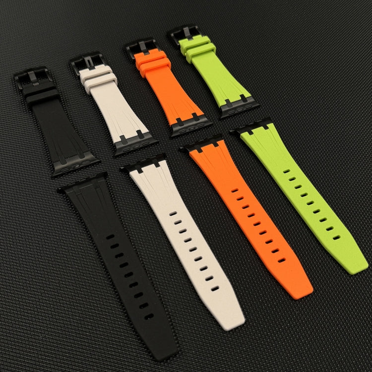 Stone Grain Liquid Silicone Watch Band, For Apple Watch SE 2023 44mm, For Apple Watch Ultra 2 49mm, For Apple Watch Series 9 45mm, For Apple Watch Ultra 49mm, For Apple Watch Series 8 45mm, For Apple Watch SE 2022 44mm, For Apple Watch Series 7 45mm   ...