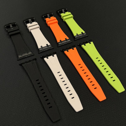 Stone Grain Liquid Silicone Watch Band, For Apple Watch SE 2023 44mm, For Apple Watch Ultra 2 49mm, For Apple Watch Series 9 45mm, For Apple Watch Ultra 49mm, For Apple Watch Series 8 45mm, For Apple Watch SE 2022 44mm, For Apple Watch Series 7 45mm   ...