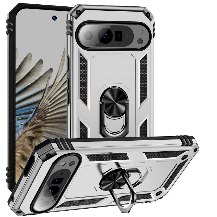 Shockproof TPU + PC Phone Case with Holder, For Google Pixel 11 Pro XL, For Google Pixel 11 / Pixel 11 Pro, For Google Pixel 10a, For Google Pixel 10 Pro XL, For Google Pixel 10 Pro, For Google Pixel 10, For Google Pixel 9a, For Google Pixel 9 Pro XL  ...
