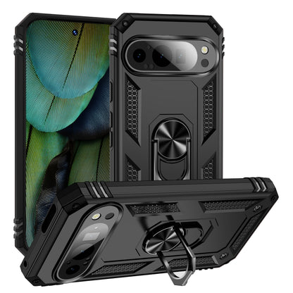 Shockproof TPU + PC Phone Case with Holder, For Google Pixel 11 Pro XL, For Google Pixel 11 / Pixel 11 Pro, For Google Pixel 10a, For Google Pixel 10 Pro XL, For Google Pixel 10 Pro, For Google Pixel 10, For Google Pixel 9a, For Google Pixel 9 Pro XL  ...