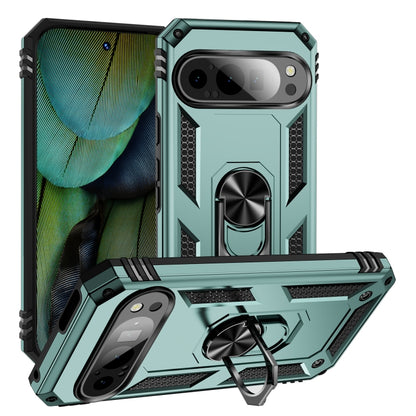 Shockproof TPU + PC Phone Case with Holder, For Google Pixel 11 Pro XL, For Google Pixel 11 / Pixel 11 Pro, For Google Pixel 10a, For Google Pixel 10 Pro XL, For Google Pixel 10 Pro, For Google Pixel 10, For Google Pixel 9a, For Google Pixel 9 Pro XL  ...