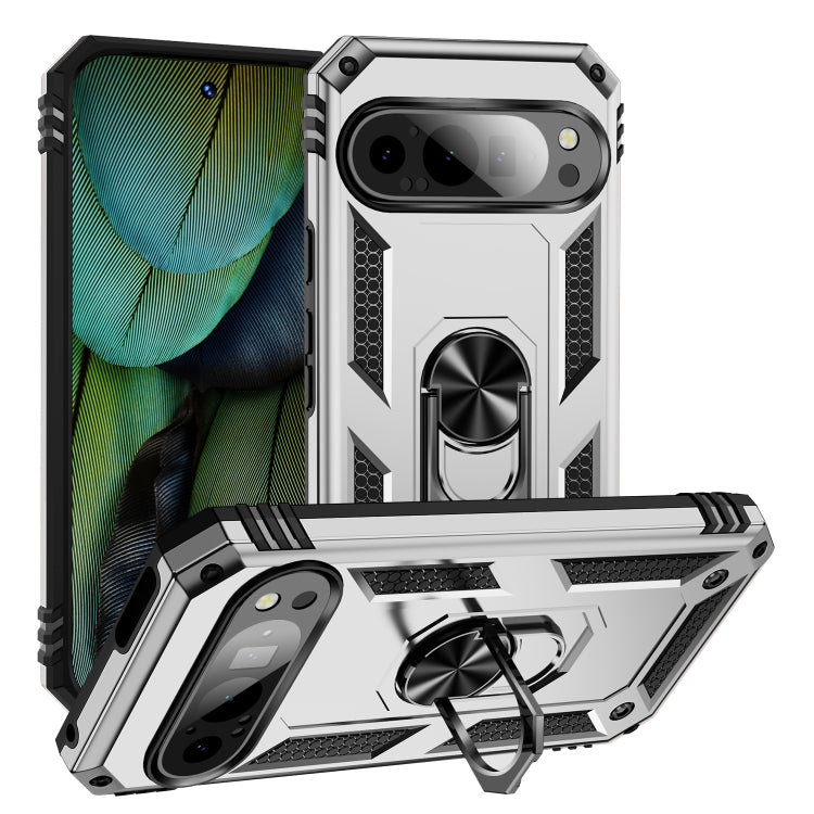 Shockproof TPU + PC Phone Case with Holder, For Google Pixel 11 Pro XL, For Google Pixel 11 / Pixel 11 Pro, For Google Pixel 10a, For Google Pixel 10 Pro XL, For Google Pixel 10 Pro, For Google Pixel 10, For Google Pixel 9a, For Google Pixel 9 Pro XL  ...