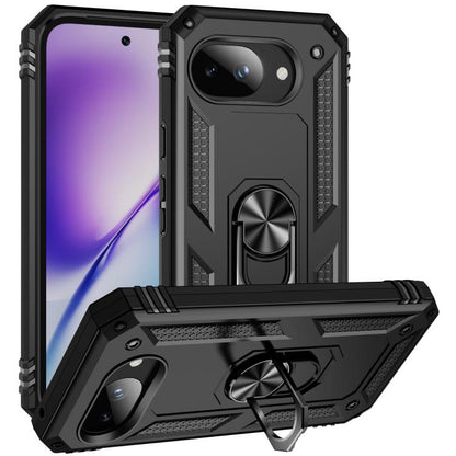 Shockproof TPU + PC Phone Case with Holder, For Google Pixel 11 Pro XL, For Google Pixel 11 / Pixel 11 Pro, For Google Pixel 10a, For Google Pixel 10 Pro XL, For Google Pixel 10 Pro, For Google Pixel 10, For Google Pixel 9a, For Google Pixel 9 Pro XL  ...
