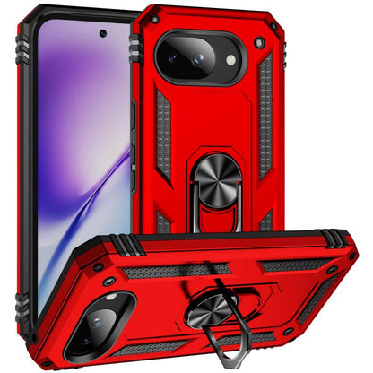 Shockproof TPU + PC Phone Case with Holder, For Google Pixel 11 Pro XL, For Google Pixel 11 / Pixel 11 Pro, For Google Pixel 10a, For Google Pixel 10 Pro XL, For Google Pixel 10 Pro, For Google Pixel 10, For Google Pixel 9a, For Google Pixel 9 Pro XL  ...