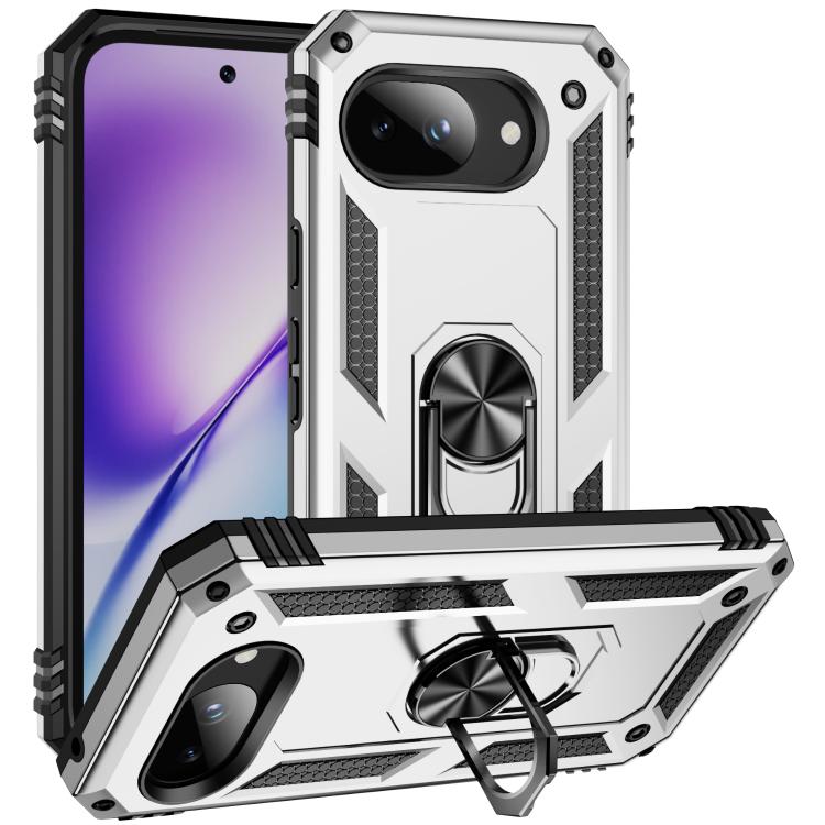 Shockproof TPU + PC Phone Case with Holder, For Google Pixel 11 Pro XL, For Google Pixel 11 / Pixel 11 Pro, For Google Pixel 10a, For Google Pixel 10 Pro XL, For Google Pixel 10 Pro, For Google Pixel 10, For Google Pixel 9a, For Google Pixel 9 Pro XL  ...