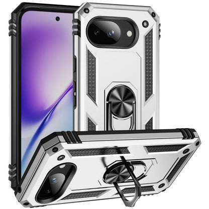 Shockproof TPU + PC Phone Case with Holder, For Google Pixel 11 Pro XL, For Google Pixel 11 / Pixel 11 Pro, For Google Pixel 10a, For Google Pixel 10 Pro XL, For Google Pixel 10 Pro, For Google Pixel 10, For Google Pixel 9a, For Google Pixel 9 Pro XL  ...