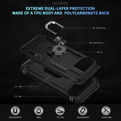 Shockproof TPU + PC Phone Case with Holder, For Google Pixel 11 Pro XL, For Google Pixel 11 / Pixel 11 Pro, For Google Pixel 10a, For Google Pixel 10 Pro XL, For Google Pixel 10 Pro, For Google Pixel 10, For Google Pixel 9a, For Google Pixel 9 Pro XL  ...