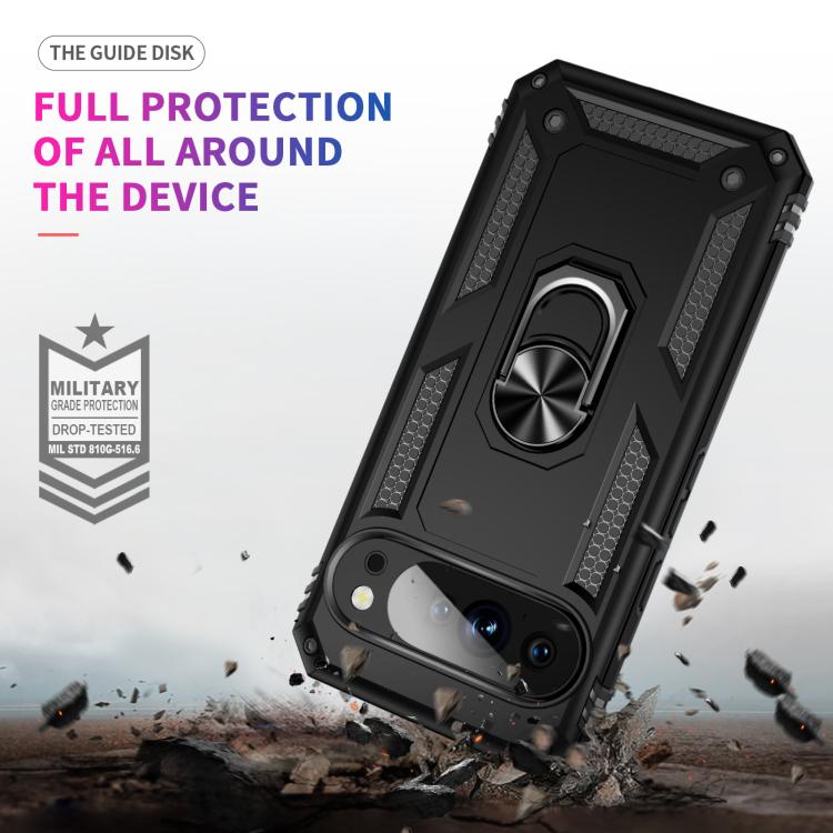 Shockproof TPU + PC Phone Case with Holder, For Google Pixel 11 Pro XL, For Google Pixel 11 / Pixel 11 Pro, For Google Pixel 10a, For Google Pixel 10 Pro XL, For Google Pixel 10 Pro, For Google Pixel 10, For Google Pixel 9a, For Google Pixel 9 Pro XL  ...