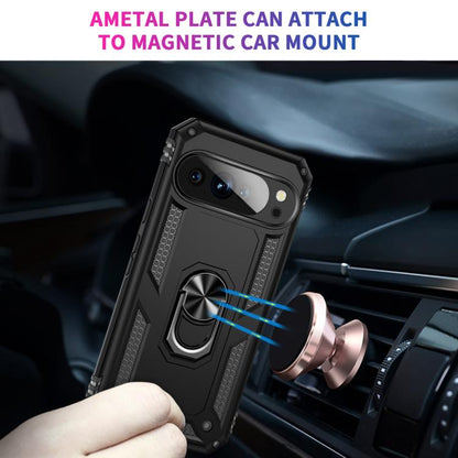Shockproof TPU + PC Phone Case with Holder, For Google Pixel 11 Pro XL, For Google Pixel 11 / Pixel 11 Pro, For Google Pixel 10a, For Google Pixel 10 Pro XL, For Google Pixel 10 Pro, For Google Pixel 10, For Google Pixel 9a, For Google Pixel 9 Pro XL  ...
