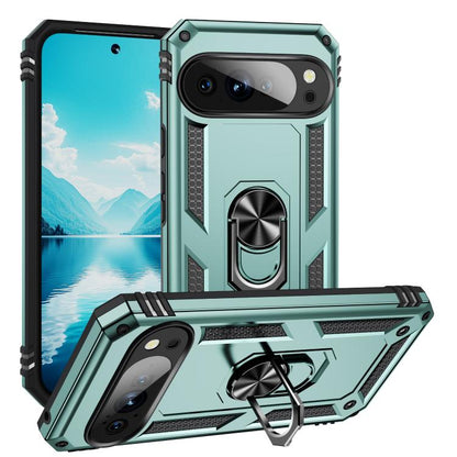 Shockproof TPU + PC Phone Case with Holder, For Google Pixel 11 Pro XL, For Google Pixel 11 / Pixel 11 Pro, For Google Pixel 10a, For Google Pixel 10 Pro XL, For Google Pixel 10 Pro, For Google Pixel 10, For Google Pixel 9a, For Google Pixel 9 Pro XL  ...