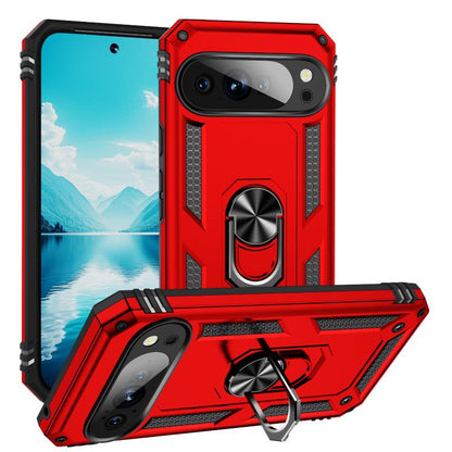 Shockproof TPU + PC Phone Case with Holder, For Google Pixel 11 Pro XL, For Google Pixel 11 / Pixel 11 Pro, For Google Pixel 10a, For Google Pixel 10 Pro XL, For Google Pixel 10 Pro, For Google Pixel 10, For Google Pixel 9a, For Google Pixel 9 Pro XL  ...