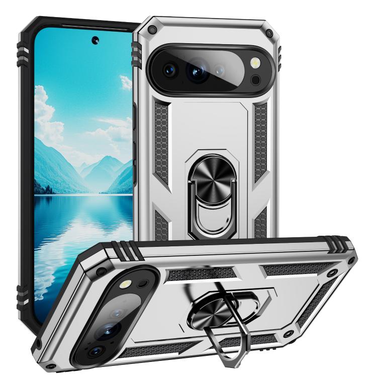 Shockproof TPU + PC Phone Case with Holder, For Google Pixel 11 Pro XL, For Google Pixel 11 / Pixel 11 Pro, For Google Pixel 10a, For Google Pixel 10 Pro XL, For Google Pixel 10 Pro, For Google Pixel 10, For Google Pixel 9a, For Google Pixel 9 Pro XL  ...