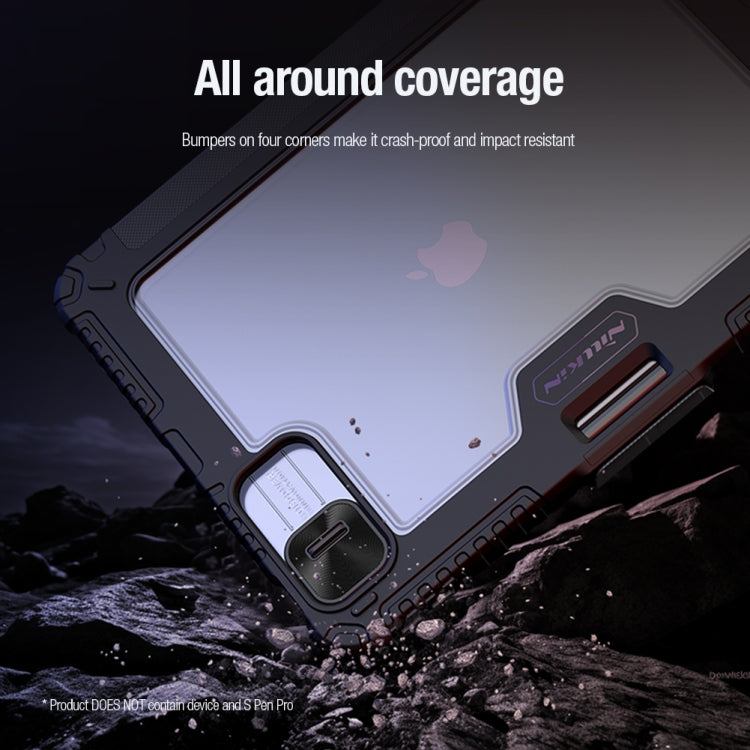 NILLKIN Bumper Pro Multi-angle Folding Style Tablet Leather Case, For iPad Pro 11 2025 / 2024