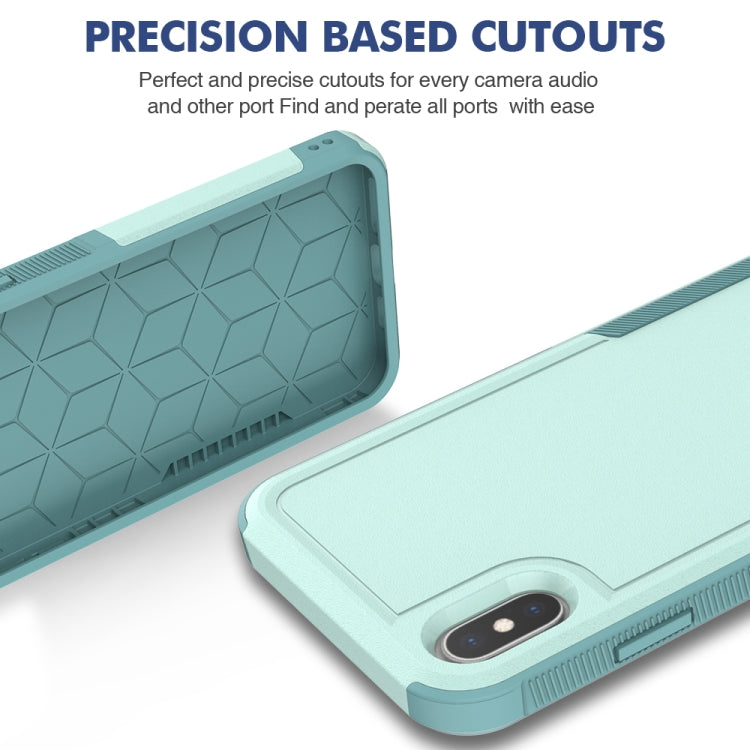 Coque 2 en 1 PC + TPU pour iPhone XS Max, iPhone 8 Plus / 7 Plus / 6 Plus
