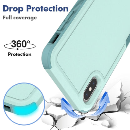 Coque 2 en 1 PC + TPU pour iPhone XS Max, iPhone 8 Plus / 7 Plus / 6 Plus