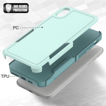 Coque 2 en 1 PC + TPU pour iPhone XS Max, iPhone 8 Plus / 7 Plus / 6 Plus
