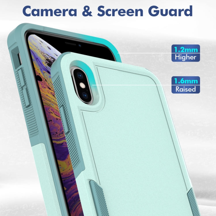 Coque 2 en 1 PC + TPU pour iPhone XS Max, iPhone 8 Plus / 7 Plus / 6 Plus