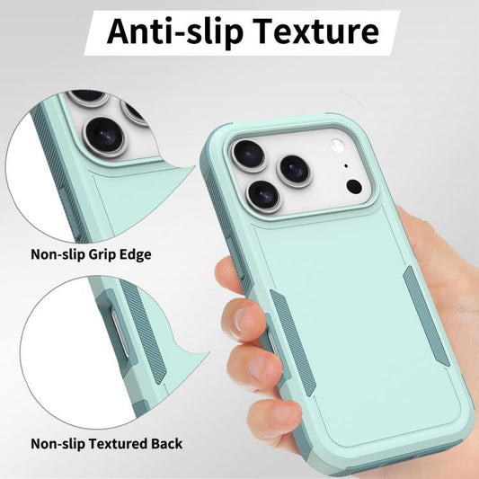 Coque 2 en 1 PC + TPU pour iPhone 16e, 16 Pro Max, 16 Pro et 16 Plus
