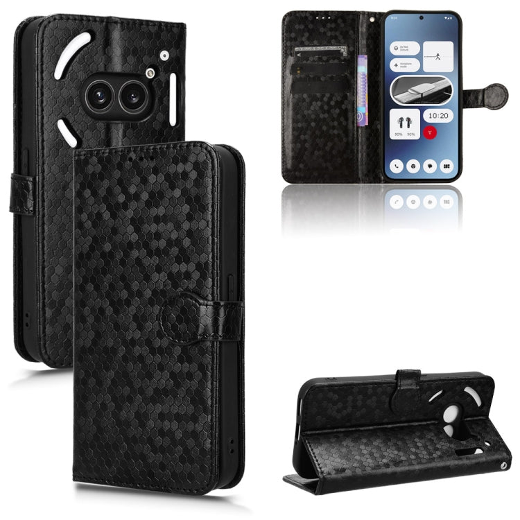 Honeycomb Dot Texture Leather Phone Case, For Nothing Phone 4a Pro, For Nothing Phone 4a, For Nothing Phone 3a Lite, For Nothing Phone 3, For Nothing Phone 3a, For Nothing Phone 3a Pro, For Nothing CMF Phone 1, For Nothing Phone 2a