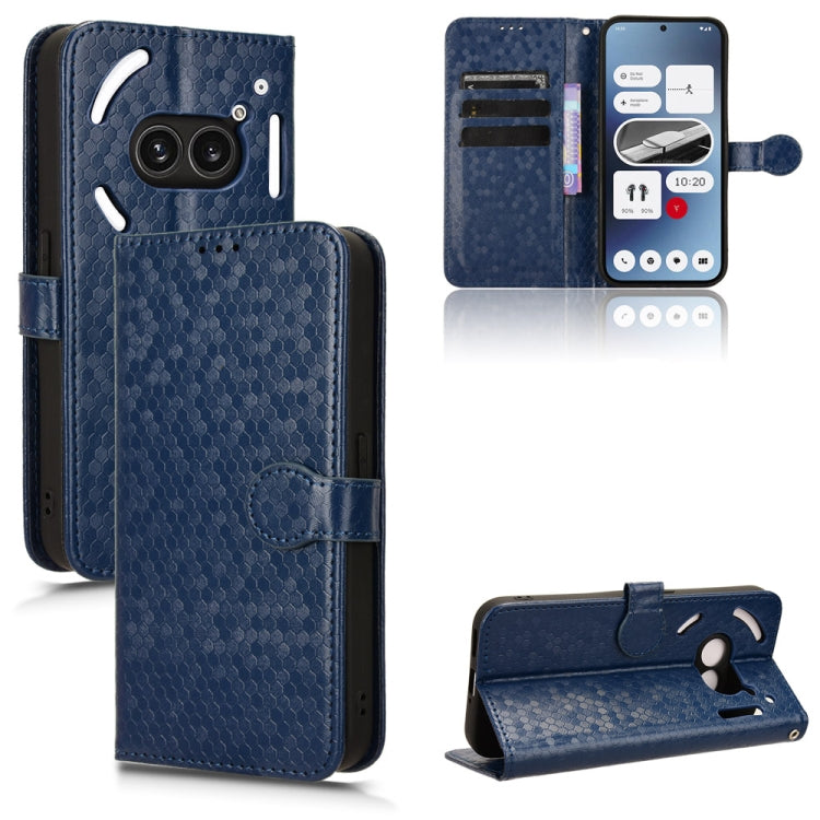 Honeycomb Dot Texture Leather Phone Case, For Nothing Phone 4a Pro, For Nothing Phone 4a, For Nothing Phone 3a Lite, For Nothing Phone 3, For Nothing Phone 3a, For Nothing Phone 3a Pro, For Nothing CMF Phone 1, For Nothing Phone 2a