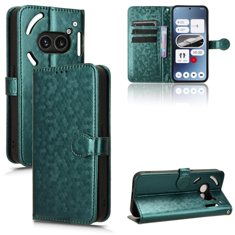 Honeycomb Dot Texture Leather Phone Case, For Nothing Phone 4a Pro, For Nothing Phone 4a, For Nothing Phone 3a Lite, For Nothing Phone 3, For Nothing Phone 3a, For Nothing Phone 3a Pro, For Nothing CMF Phone 1, For Nothing Phone 2a
