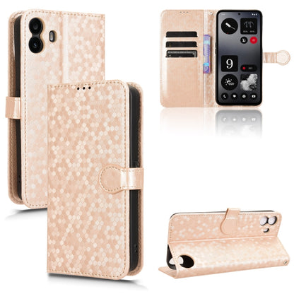 Honeycomb Dot Texture Leather Phone Case, For Nothing Phone 4a Pro, For Nothing Phone 4a, For Nothing Phone 3a Lite, For Nothing Phone 3, For Nothing Phone 3a, For Nothing Phone 3a Pro, For Nothing CMF Phone 1, For Nothing Phone 2a